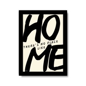 ساعت رومیزی دیواری راویتا طرح هیچ‌جا مثل خانه نیست - There’s No Place Like Home کد 3980