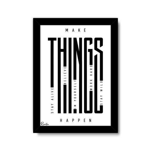 تابلو تکی راویتا طرح خودت اتفاق‌ها را بساز - Make Things Happen کد 4011