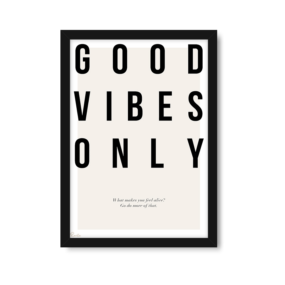 ست 3 تکه تابلو دکوراتیو فقط حس خوب Good Vibes Only | طرح T-510 ست 3 تکه تابلو دکوراتیو فقط حس خوب Good Vibes Only | طرح T-510