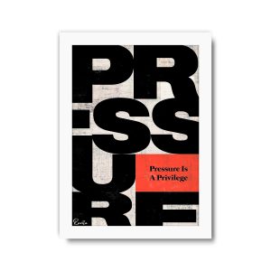 ساعت دیواری بزرگ راویتا طرح فشار یک امتیاز است - Pressure Is a Privilege کد 3989 ساعت دیواری بزرگ راویتا طرح فشار یک امتیاز است - Pressure Is a Privilege کد 3989