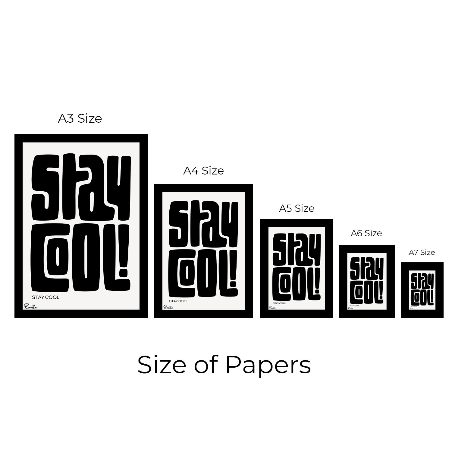 تابلو تکی راویتا طرح خونسرد باش - Stay Cool کد 3999 تابلو تکی راویتا طرح خونسرد باش - Stay Cool کد 3999
