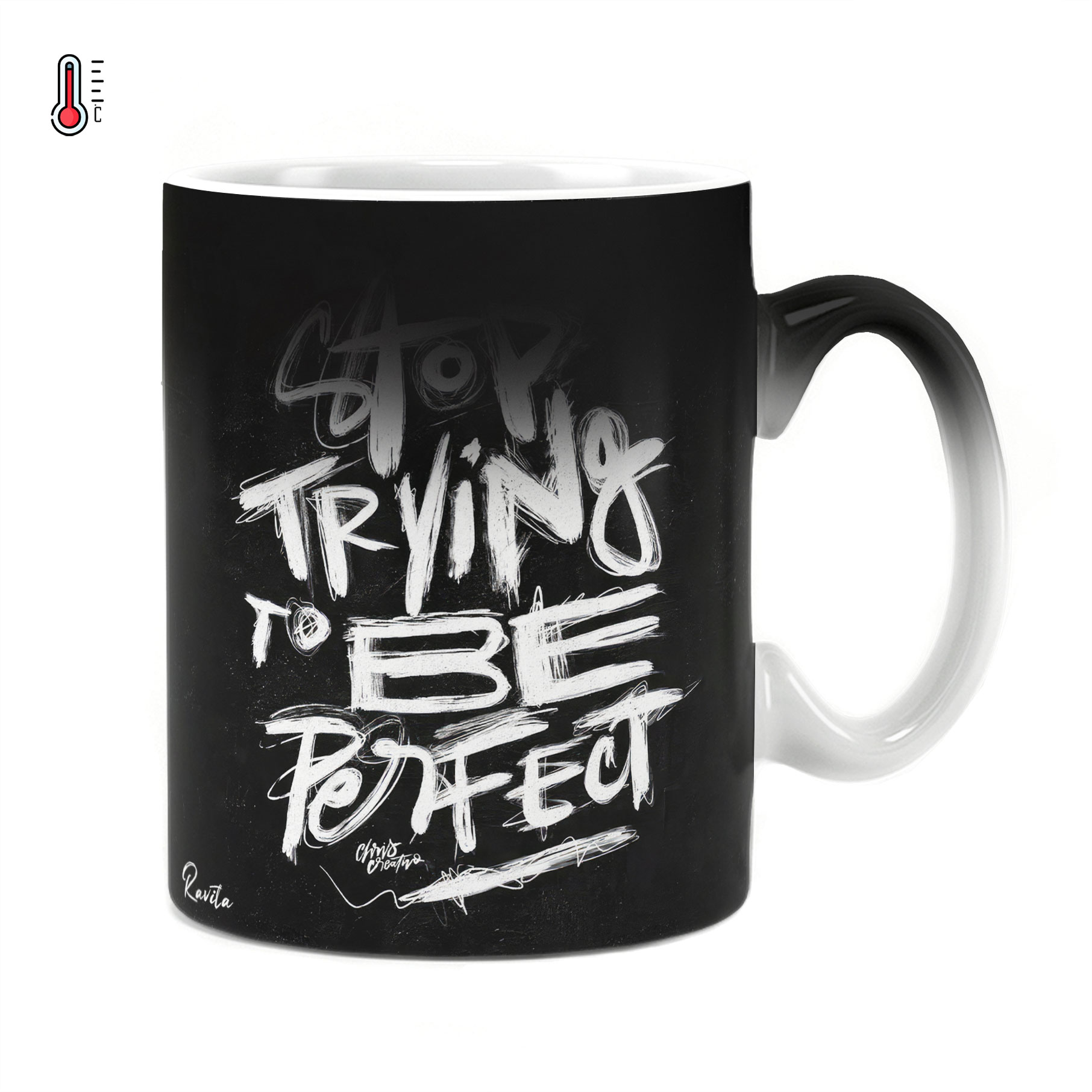ماگ حرارتی راویتا طرح دست از کامل بودن بردار - Stop Trying to Be Perfect کد 3984 ماگ حرارتی راویتا طرح دست از کامل بودن بردار - Stop Trying to Be Perfect کد 3984
