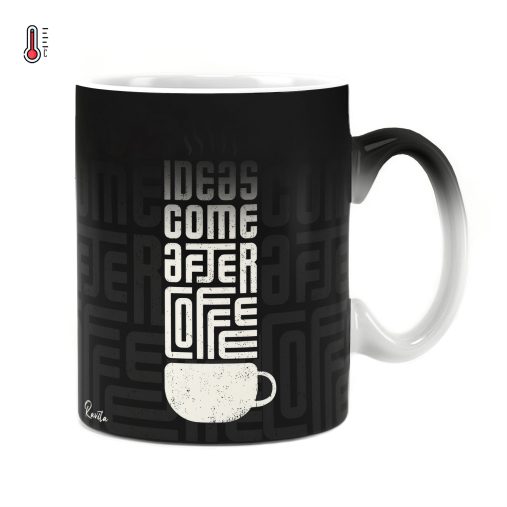 ماگ حرارتی راویتا طرح ایده‌ها بعد از قهوه می‌آیند - Ideas Come After Coffee کد 3990