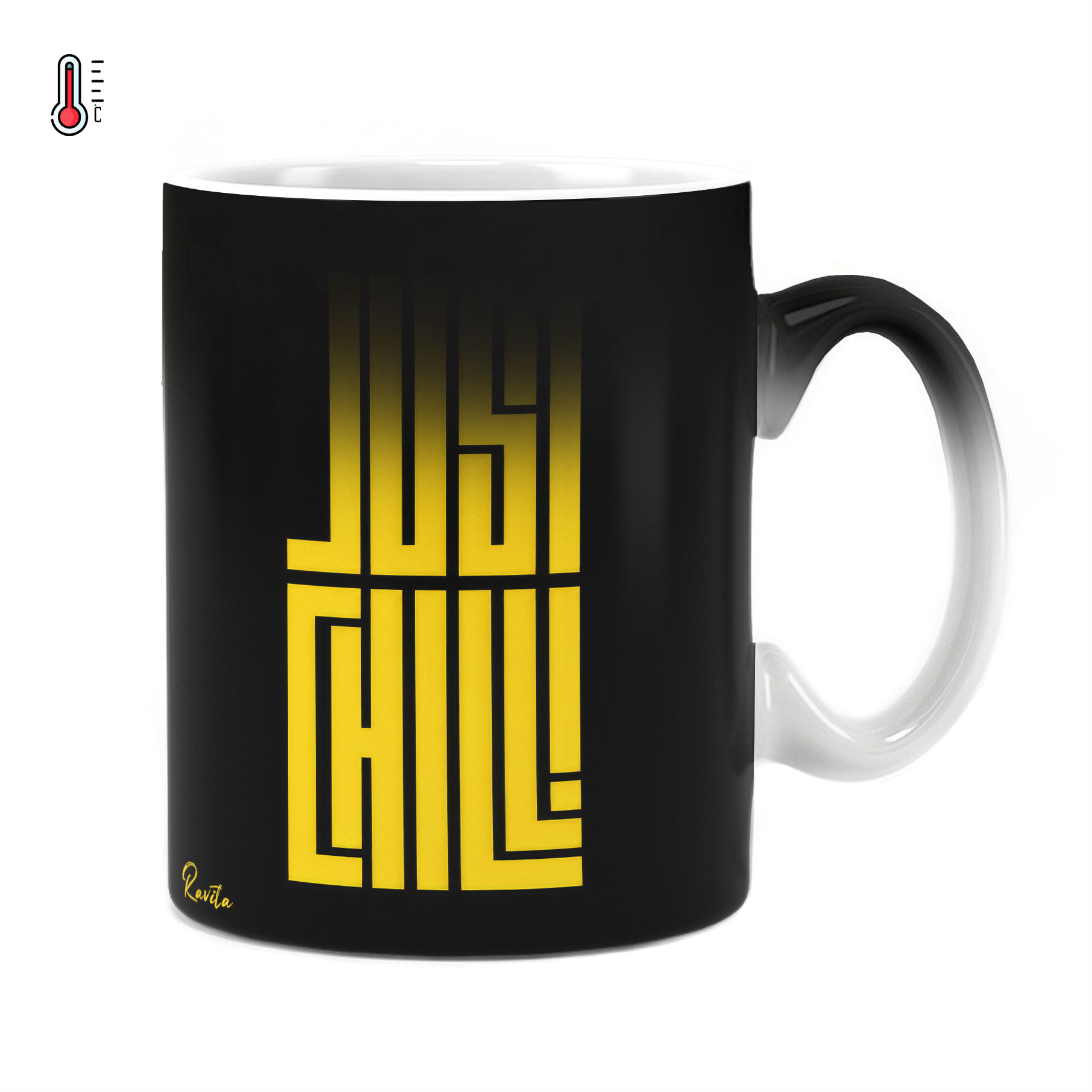 ماگ حرارتی راویتا طرح فقط ریلکس باش - Just Chill کد 3992 ماگ حرارتی راویتا طرح فقط ریلکس باش - Just Chill کد 3992