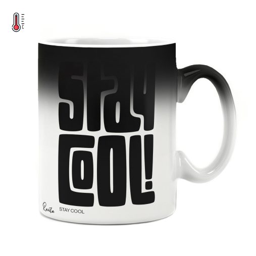 ماگ حرارتی راویتا طرح خونسرد باش - Stay Cool کد 3999