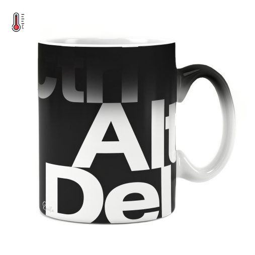 ماگ حرارتی راویتا طرح کنترل، آلت، دیلیت - Ctrl Alt Del کد 4001