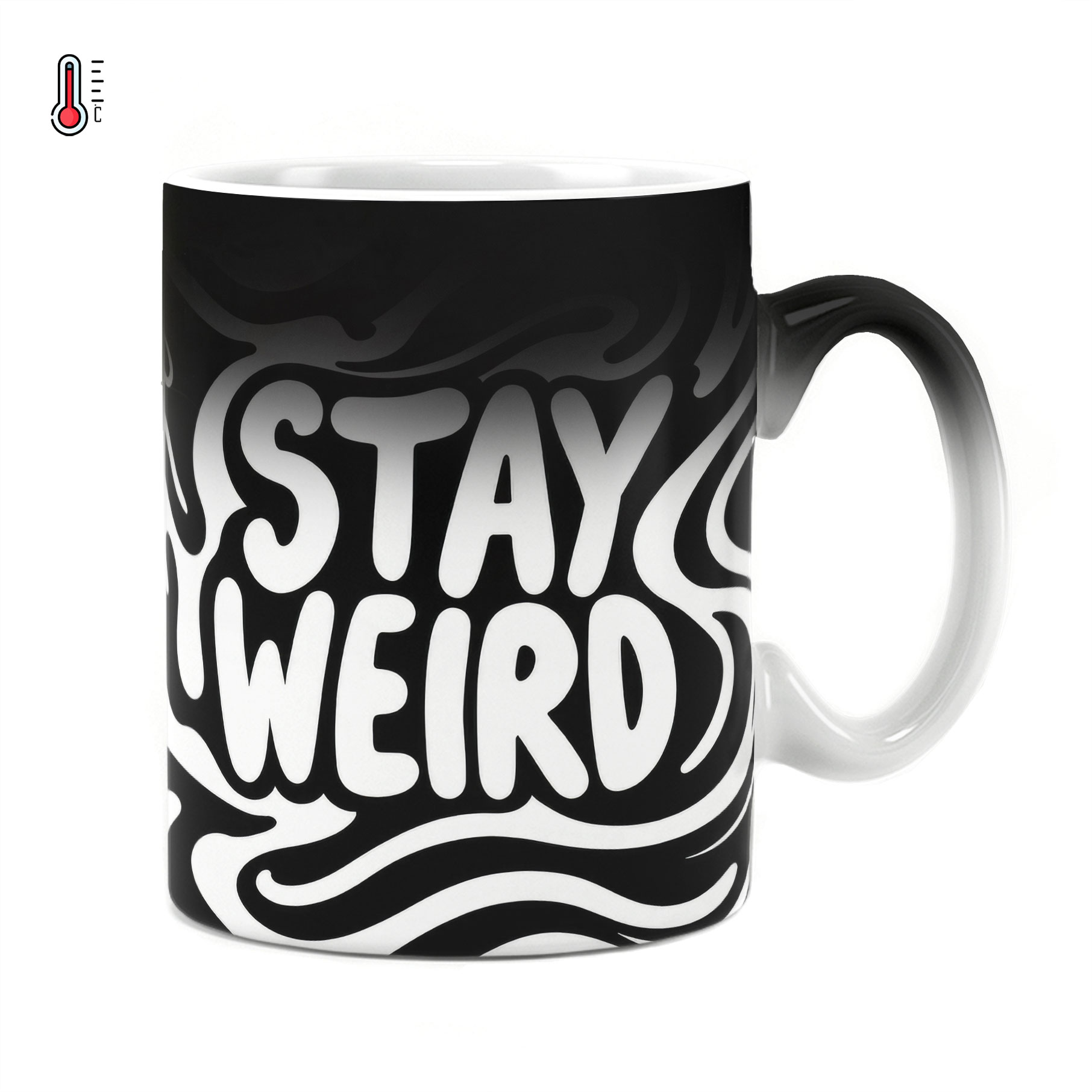 ماگ حرارتی راویتا طرح متفاوت بمون - Stay Weird کد 4012 ماگ حرارتی راویتا طرح متفاوت بمون - Stay Weird کد 4012