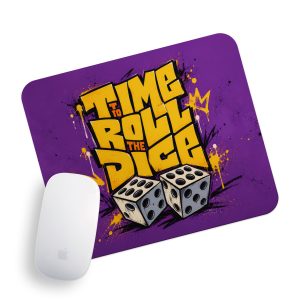ساعت رومیزی دیواری راویتا طرح وقتشه تاس بریزی - Time to Roll the Dice کد 3998