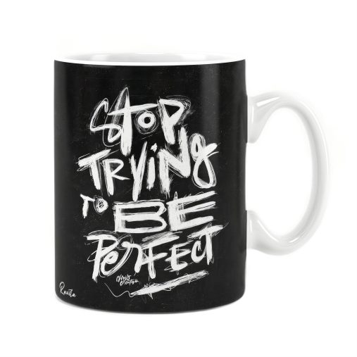 ماگ راویتا طرح دست از کامل بودن بردار - Stop Trying to Be Perfect کد 3984