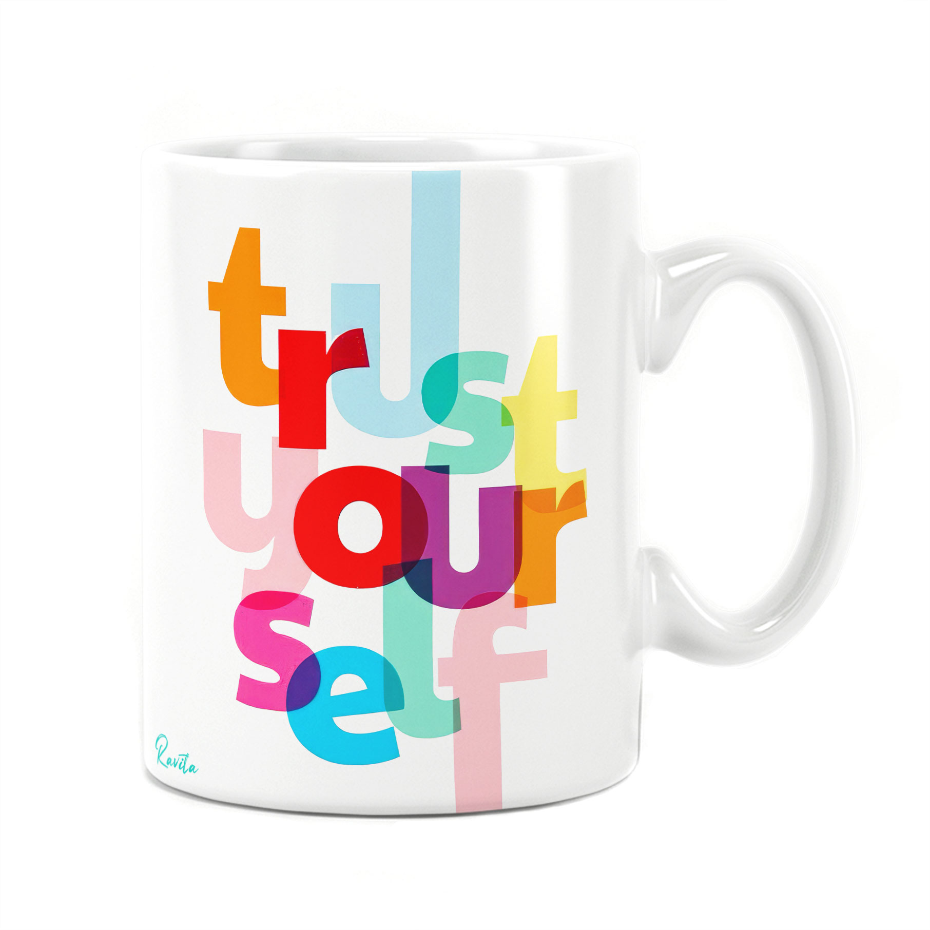 ماگ حرارتی راویتا طرح به خودت اعتماد کن - Trust Yourself کد 3986 ماگ حرارتی راویتا طرح به خودت اعتماد کن - Trust Yourself کد 3986