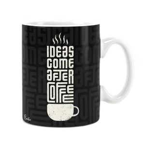 ساعت رومیزی دیواری راویتا طرح ایده‌ها بعد از قهوه می‌آیند - Ideas Come After Coffee کد 3990