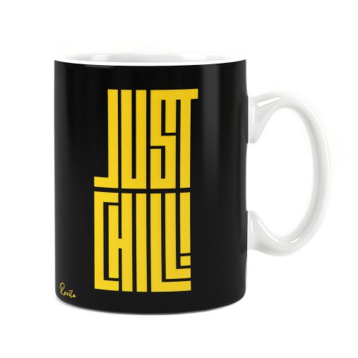 ماگ راویتا طرح فقط ریلکس باش - Just Chill کد 3992
