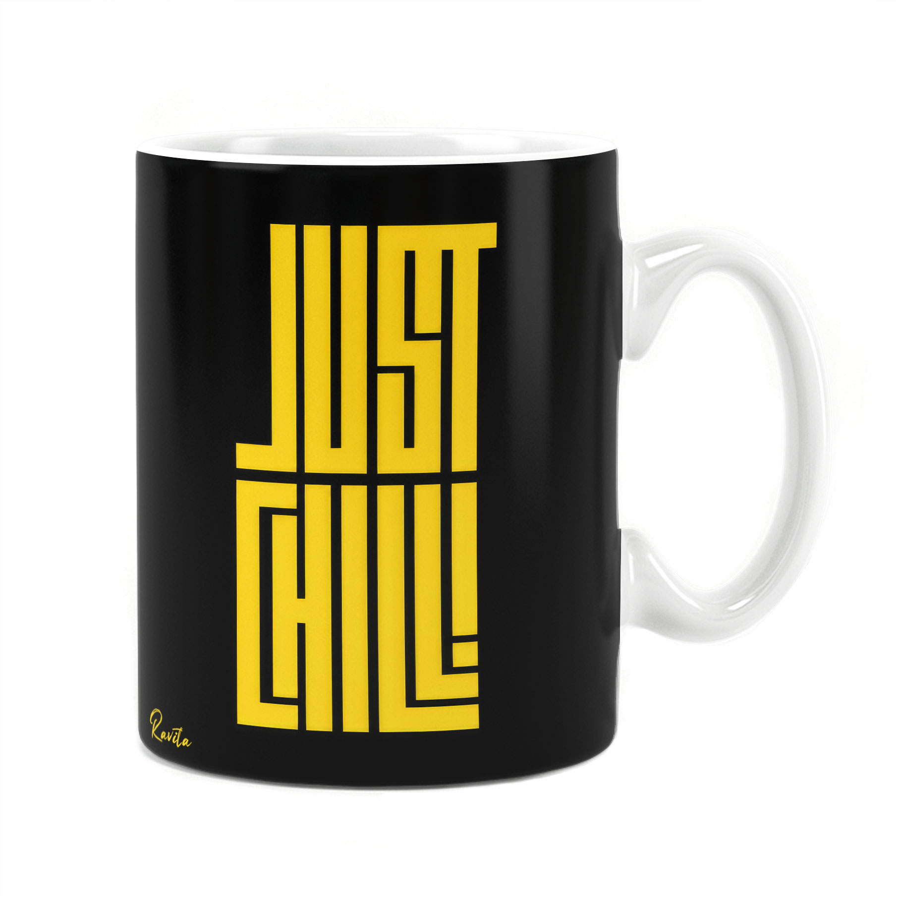 ماگ حرارتی راویتا طرح فقط ریلکس باش - Just Chill کد 3992 ماگ حرارتی راویتا طرح فقط ریلکس باش - Just Chill کد 3992