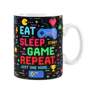 ساعت دیواری بزرگ راویتا طرح بخور، بخواب، بازی کن، تکرار کن - Eat Sleep Game Repeat کد 3995 ساعت دیواری بزرگ راویتا طرح بخور، بخواب، بازی کن، تکرار کن - Eat Sleep Game Repeat کد 3995