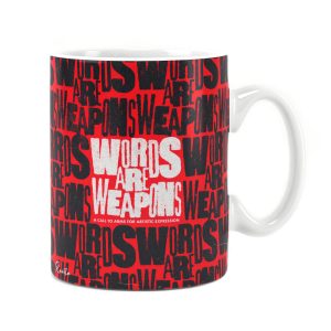 ساعت رومیزی دیواری راویتا طرح کلمات سلاح هستند - Words Are Weapons کد 3997