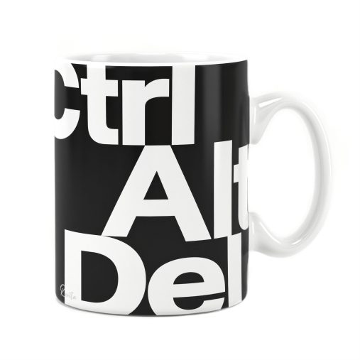 ماگ راویتا طرح کنترل، آلت، دیلیت - Ctrl Alt Del کد 4001