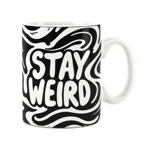 ماگ راویتا طرح متفاوت بمون - Stay Weird کد 4012