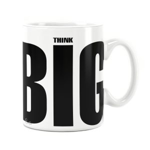 ساعت دیواری بزرگ راویتا طرح بزرگ فکر کن - Think Big کد 3979