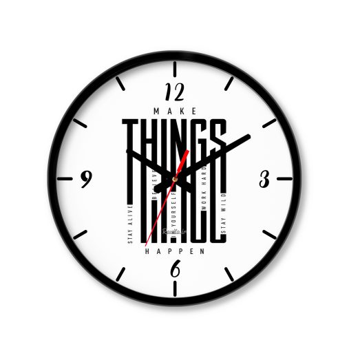 ساعت رومیزی دیواری راویتا طرح خودت اتفاق‌ها را بساز - Make Things Happen کد 4011
