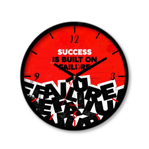 ساعت رومیزی دیواری راویتا طرح موفقیت روی شکست ساخته می‌شود - Success Is Built on Failure کد 4013