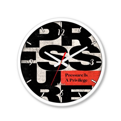 ساعت رومیزی دیواری راویتا طرح فشار یک امتیاز است - Pressure Is a Privilege کد 3989
