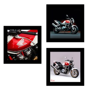 تابلو 3 تایی راویتا طرح موتور هوندا - Honda CB 1300 کد T 495