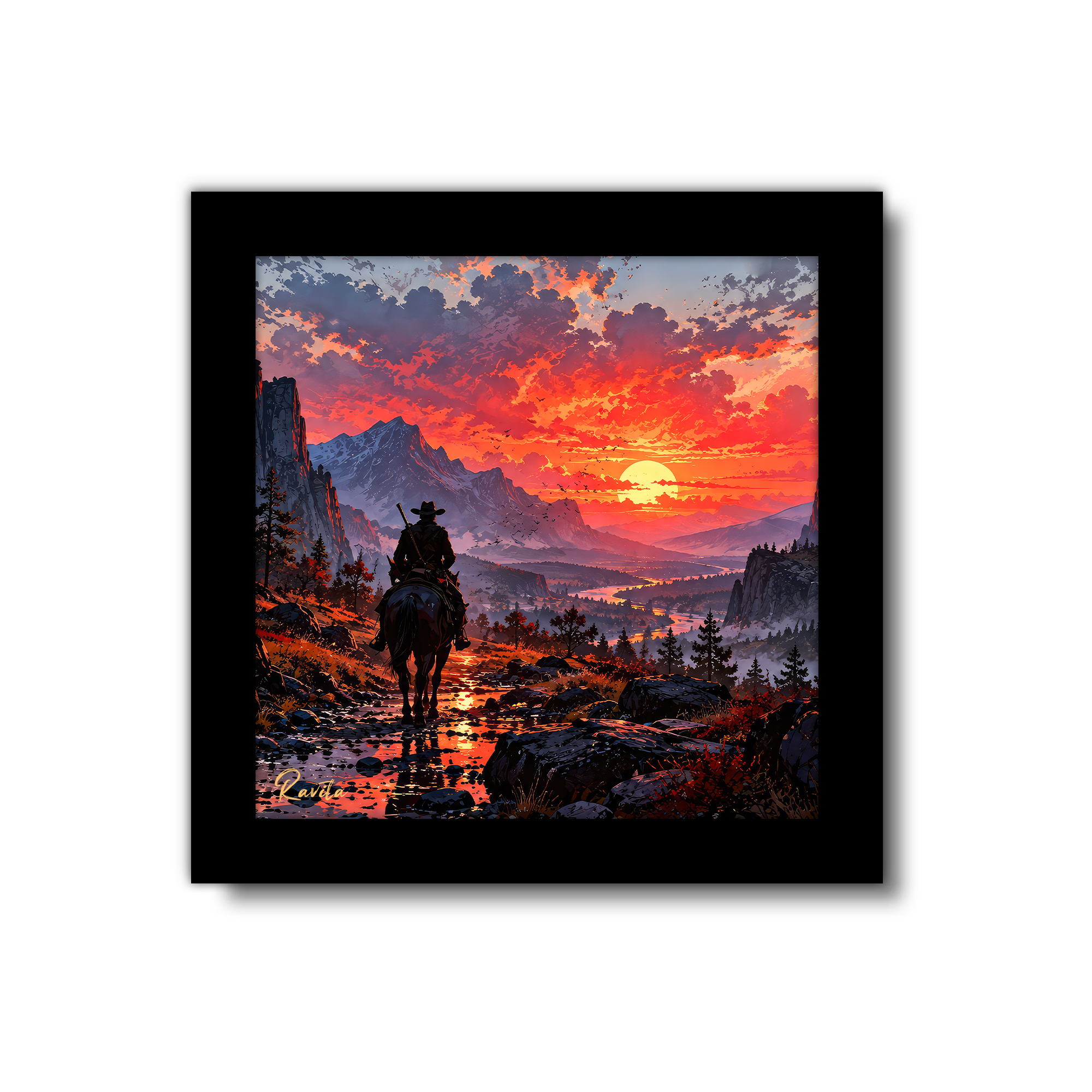 تابلو 3 تایی راویتا طرح رد دد ردمپشن - Red Dead Redemption 2 کد T 485 تابلو 3 تایی راویتا طرح رد دد ردمپشن - Red Dead Redemption 2 کد T 485