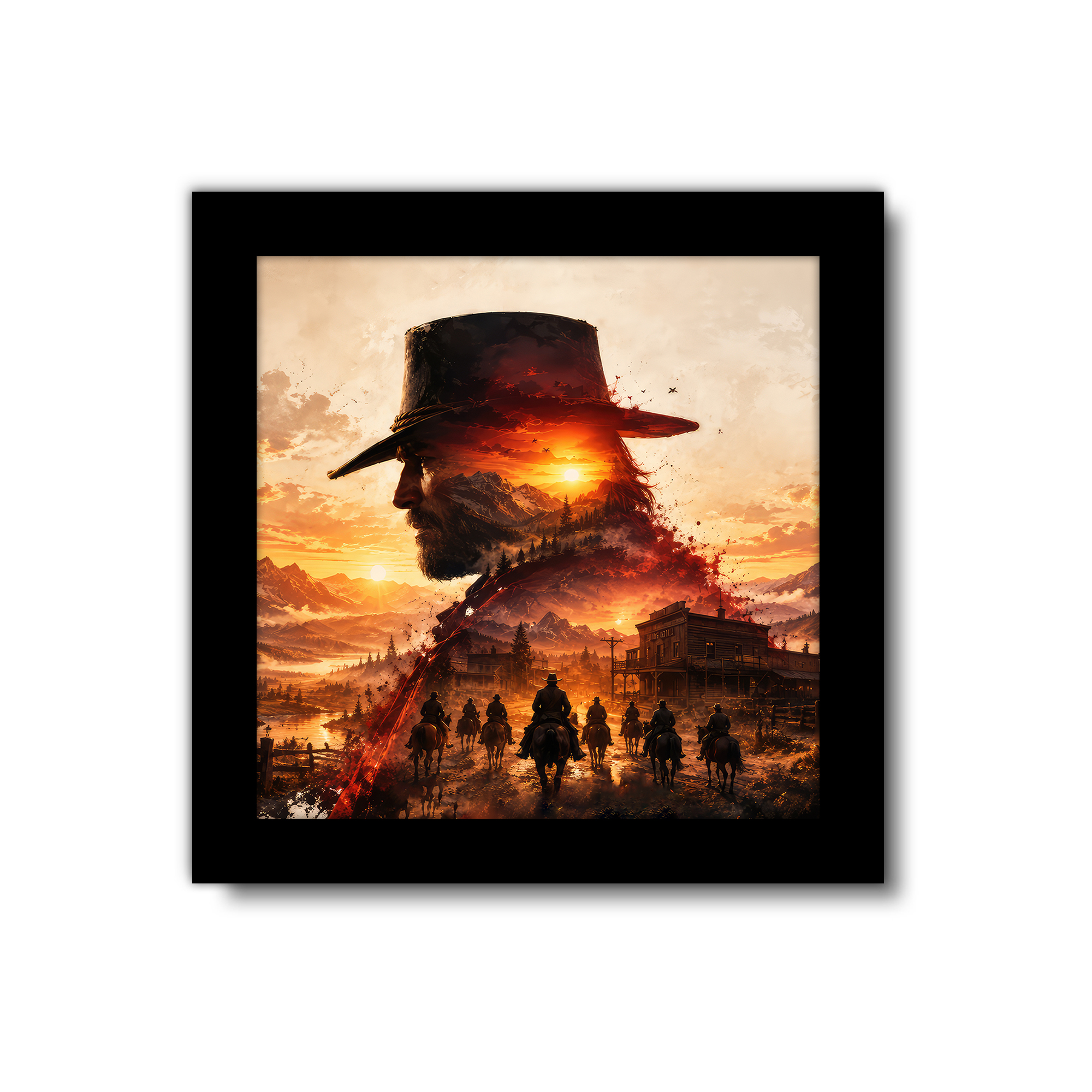 تابلو 3 تایی راویتا طرح رد دد ردمپشن - Red Dead Redemption 2 کد T 485 تابلو 3 تایی راویتا طرح رد دد ردمپشن - Red Dead Redemption 2 کد T 485