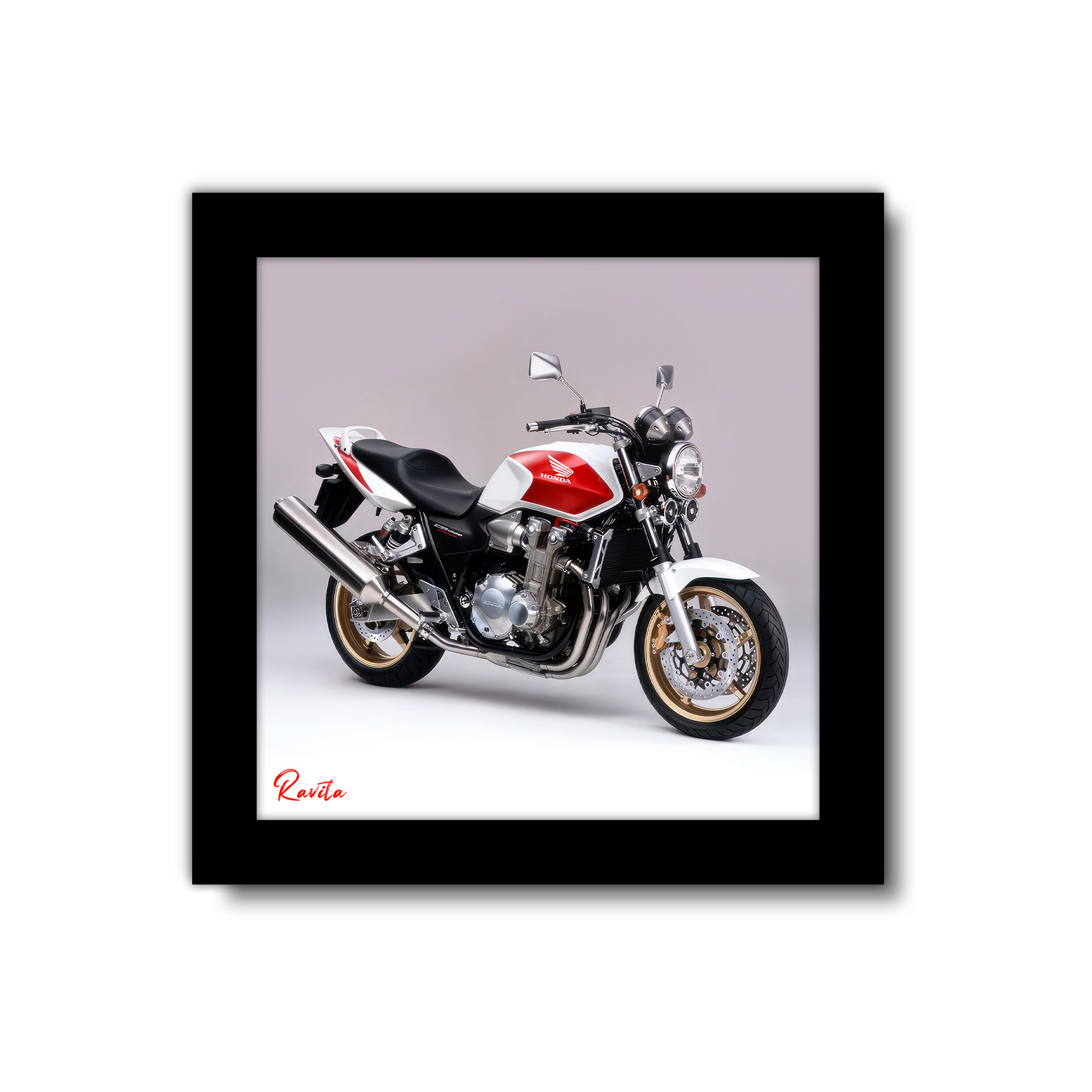 تابلو 3 تایی راویتا طرح موتور هوندا - Honda CB 1300 کد T 495 تابلو 3 تایی راویتا طرح موتور هوندا - Honda CB 1300 کد T 495