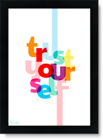 تابلو تکی راویتا طرح به خودت اعتماد کن – Trust Yourself کد 3986