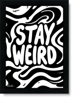 تابلو تکی راویتا طرح متفاوت بمون – Stay Weird کد 4012
