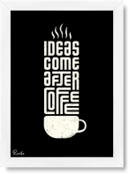 تابلو تکی راویتا طرح ایده‌ها بعد از قهوه می‌آیند – Ideas Come After Coffee کد 3990